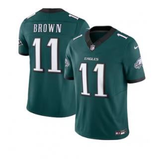 A.J. Brown , Philadelphia Eagles Nike Vapor F.U.S.E. Limited Jersey - Midnight Green